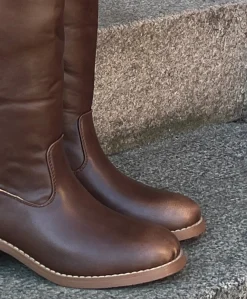 HELDI - C371 - støvle lang - Camel