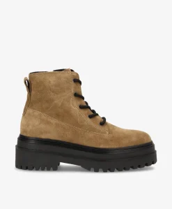 JOLENE - Dame Ankelstøvle - Ruskind - Desert