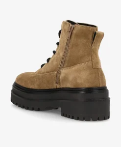 JOLENE - Dame Ankelstøvle - Ruskind - Desert