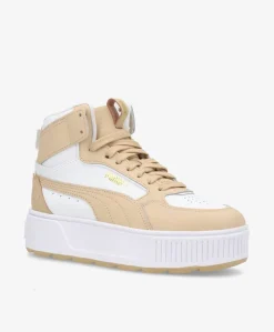 Karmen Rebelle Mid - Sneakers Dame - Beige/White