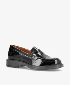LORETTA P - Loafer - Sort lak