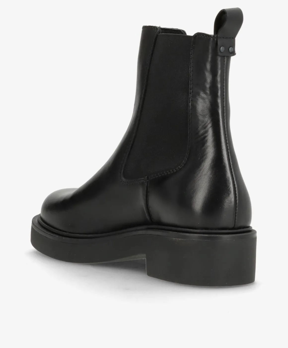 MADISON SEA - Sort læder - Chelsea støvle Dame