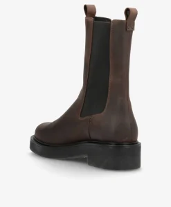 MADISON VALE - Brun læder - Chelsea støvle Dame