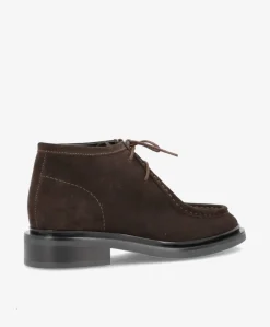 MAGNOLIA S - Brun ruskind - Snørestøvle Dame