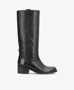 MARTINA LONG - Lang Støvle Dame - Sort
