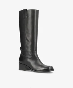 MARTINA LONG - Lang Støvle Dame - Sort