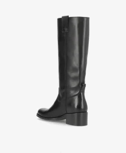 MARTINA LONG - Lang Støvle Dame - Sort