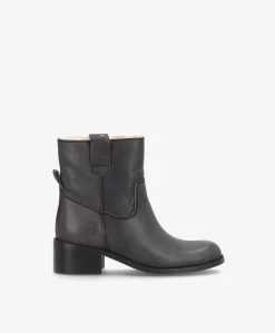 MARTINA LOW WARM - Støvle Dame - Sort/Multi