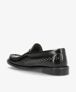 MAYFAIR P - Dame loafer - Sort lak læder