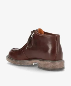 MOANA - Mørkebrun læder - Ankelstøvler Dame
