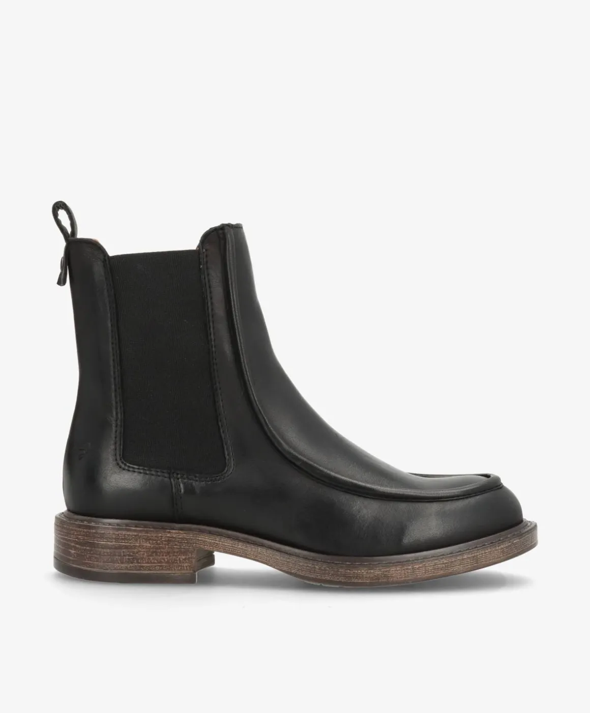 MORGAN - Sort læder - Ankelstøvle Dame