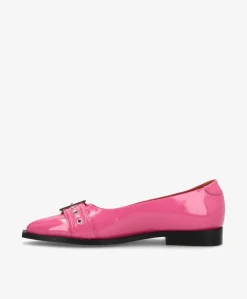 MUST - Ballerina - Pink lak læder