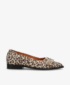 MUST S - Dame Ballerina - Leopard lys ruskind