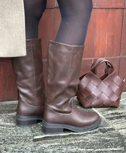 NAYA - BM230 - støvle lang - Brun