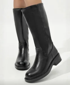 NAYA - BM230 - støvle lang - Sort