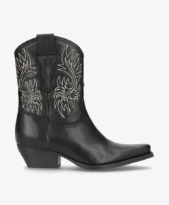 NELLIE - Cowboy støvle - Sort