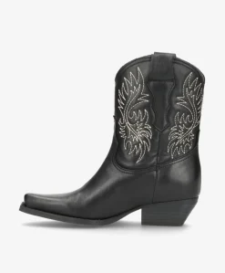 NELLIE - Cowboy støvle - Sort