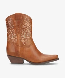 NELLIE - Cowboy støvle low - Camel