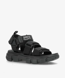 NEO BUNGY BLK - Sandal Dame - Sort