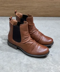 NEW YORK - Ankelstøvle - Camel