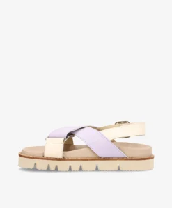 NOELLE - Dame Sandal - beige/lavender