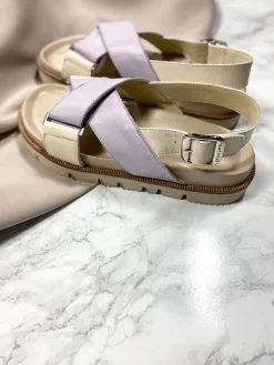 NOELLE - Dame Sandal - beige/lavender