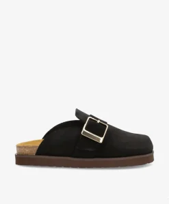 OFELIA - Sort ruskind - Sliders Dame