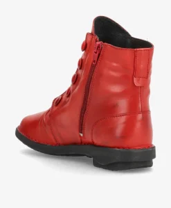 PALMEIRA Rød - Ankel støvle - læder