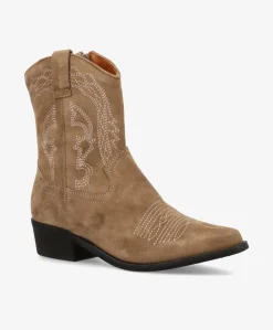 PATRICIA - Western Støvle - Beige