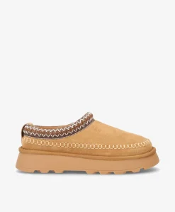 POSH - Dame Hjemmesko - Camel ruskind