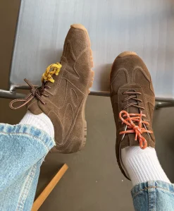 PX 510 - Brun ruskind - Sneakers low