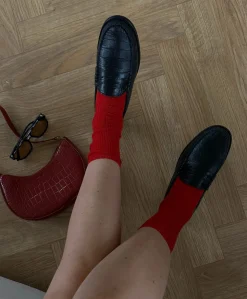 REGENT C - Dame loafer - Sort læder croco