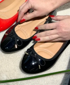 RIOM - Ballerina - Sort lak - 9988-139