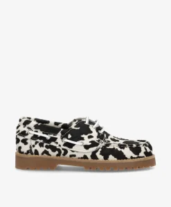 RUDDER X Ha - Cow sort - Pony hair læder - Sejlersko