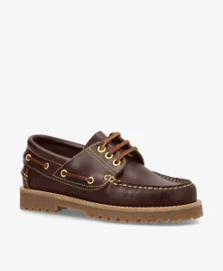 RUDDER-X - Brun læder - Sejlersko Unisex