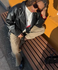 RUDDER-X - Sort læder - Sejlersko Unisex