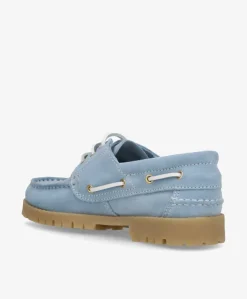 RUDDER-X S - Lyseblå ruskind - Sejlersko Dame