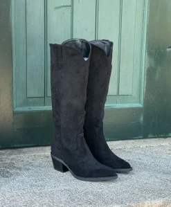 SAGE 2519- støvle lang - Sort