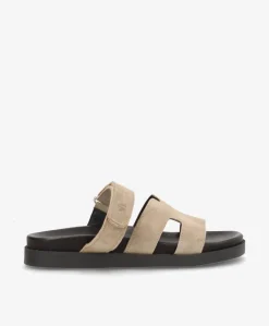 SELENA S - Beige ruskind - Sliders