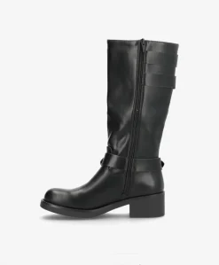 Svea - Biker støvle lang - Sort