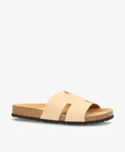 TRITON S - Beige ruskind - Sliders Dame