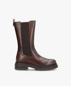 VISTACIA - Støvle Dame - Mørkebrun læder