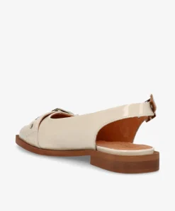WANT - Slingback - CML Beige lak læder