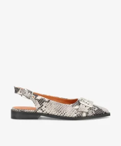 WANT - Slingback - Offwhite Snake