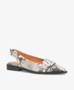 WANT - Slingback - Offwhite Snake