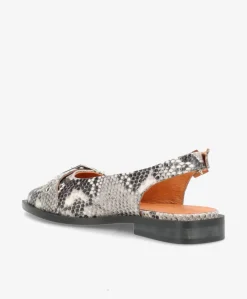 WANT - Slingback - Offwhite Snake