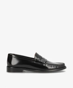YORK P - Dame loafer - Sort Polido læder